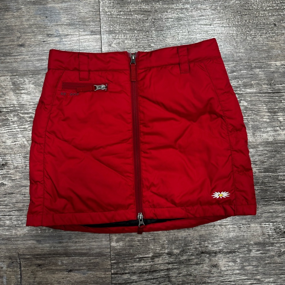 Red Mini Skirt